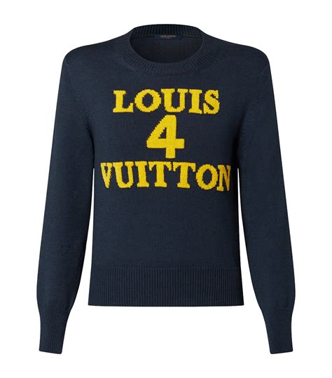 blue and yellow louis vuitton sweater|louis vuitton sweatsuit women.